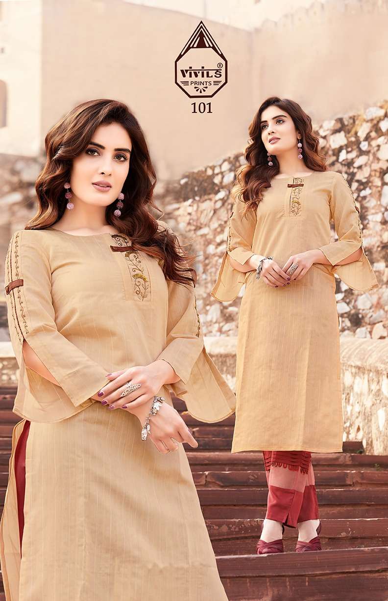 ELENA VOL-2 BY VIVILS PRINT 101 TO 106 SERIES DESIGNER STYLISH FANCY COLORFUL BEAUTIFUL PARTY WEAR & ETHNIC WEAR COLLECTION MATKA SILK KURTIS WITH BOTTOM AT WHOLESALE PRICE