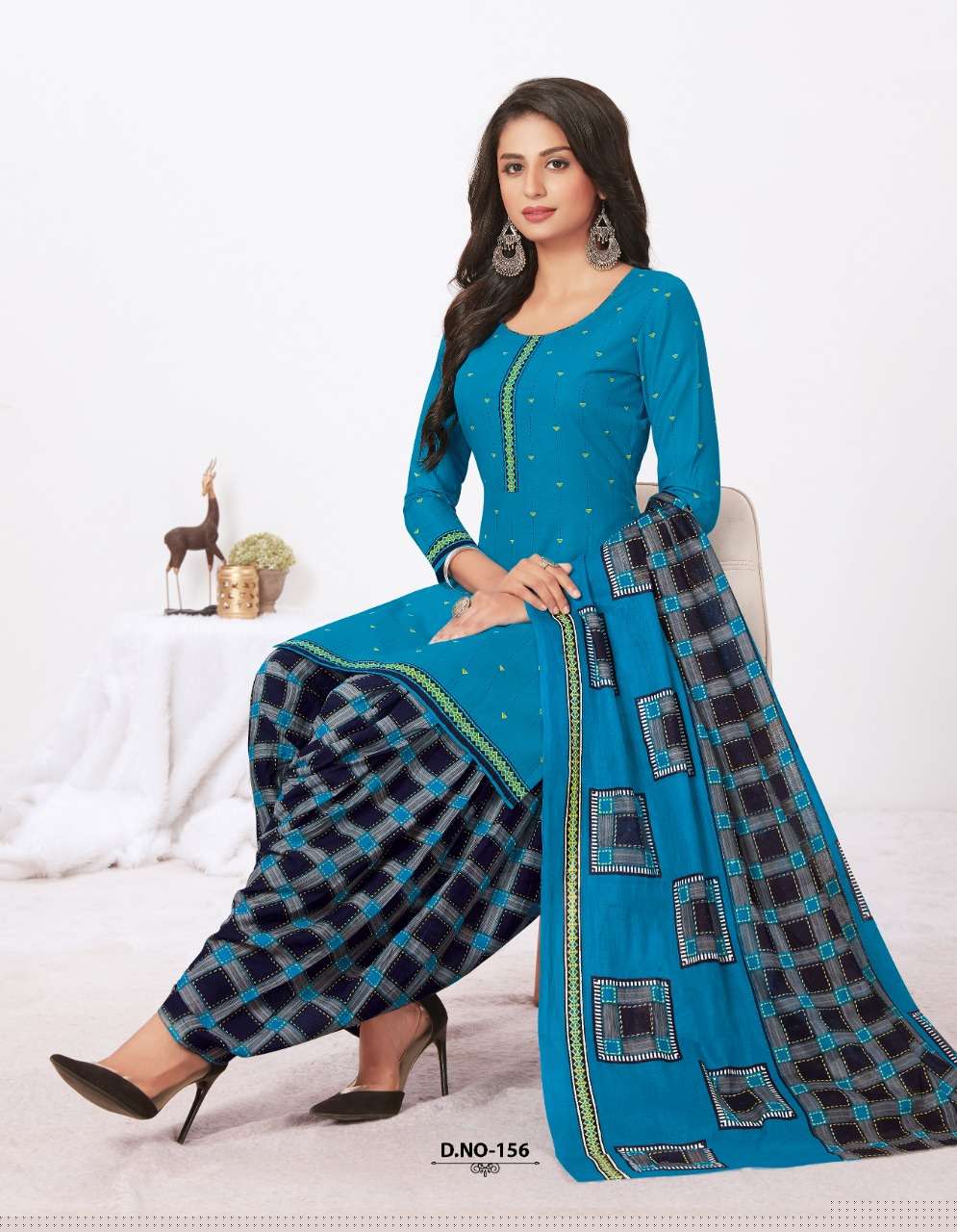 CLASSIC PATIYALA VOL-1 BY KUBER 153 TO 162 SERIES BEAUTIFUL SUITS COLORFUL STYLISH FANCY CASUAL WEAR & ETHNIC WEAR PURE COTTON PRINT DRESSES AT WHOLESALE PRICE