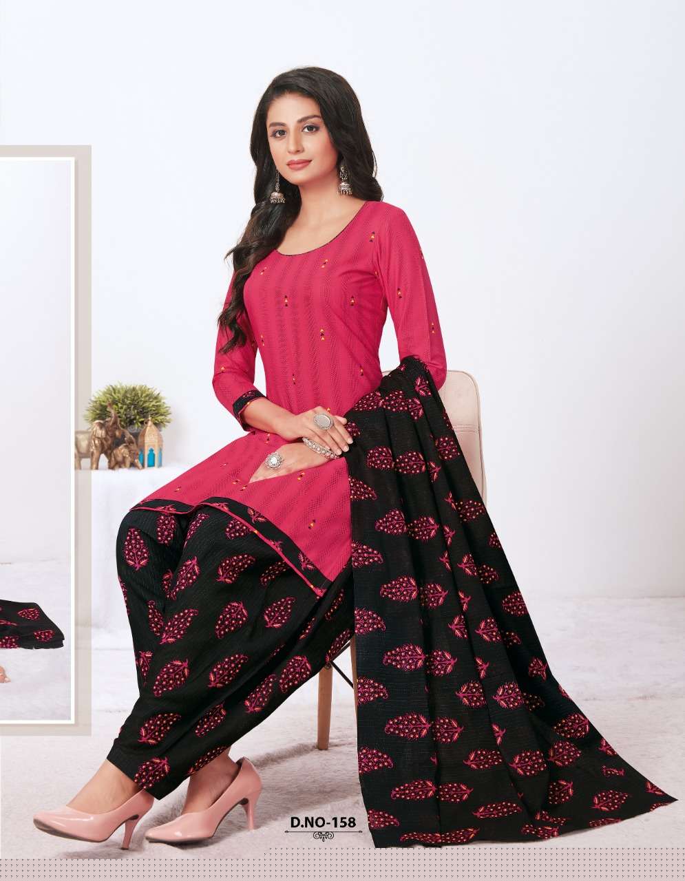 CLASSIC PATIYALA VOL-1 BY KUBER 153 TO 162 SERIES BEAUTIFUL SUITS COLORFUL STYLISH FANCY CASUAL WEAR & ETHNIC WEAR PURE COTTON PRINT DRESSES AT WHOLESALE PRICE