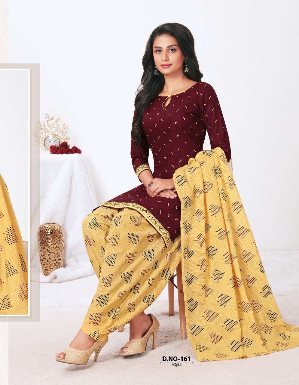 CLASSIC PATIYALA VOL-1 BY KUBER 153 TO 162 SERIES BEAUTIFUL SUITS COLORFUL STYLISH FANCY CASUAL WEAR & ETHNIC WEAR PURE COTTON PRINT DRESSES AT WHOLESALE PRICE