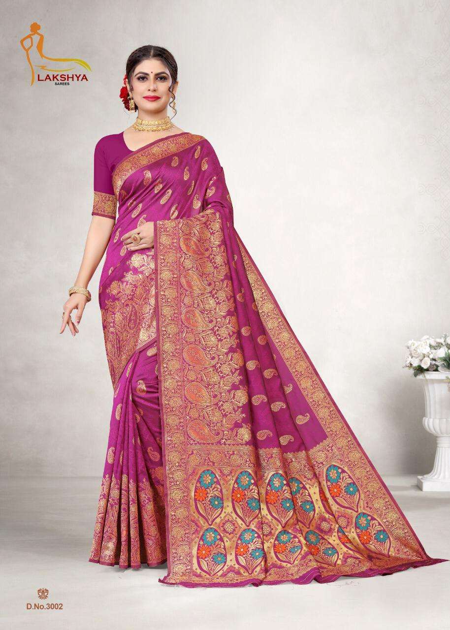 VIDYA VOL-3 BY LAKSHYA 3001 TO 3005 SERIES DESIGNER STYLISH FANCY COLORFUL BEAUTIFUL PARTY WEAR & ETHNIC WEAR COLLECTION JACQUARD SILK KURTIS AT WHOLESALE PRICE