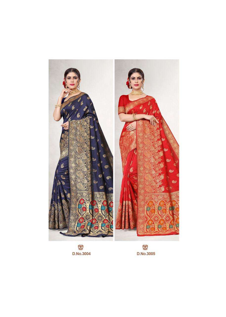 VIDYA VOL-3 BY LAKSHYA 3001 TO 3005 SERIES DESIGNER STYLISH FANCY COLORFUL BEAUTIFUL PARTY WEAR & ETHNIC WEAR COLLECTION JACQUARD SILK KURTIS AT WHOLESALE PRICE