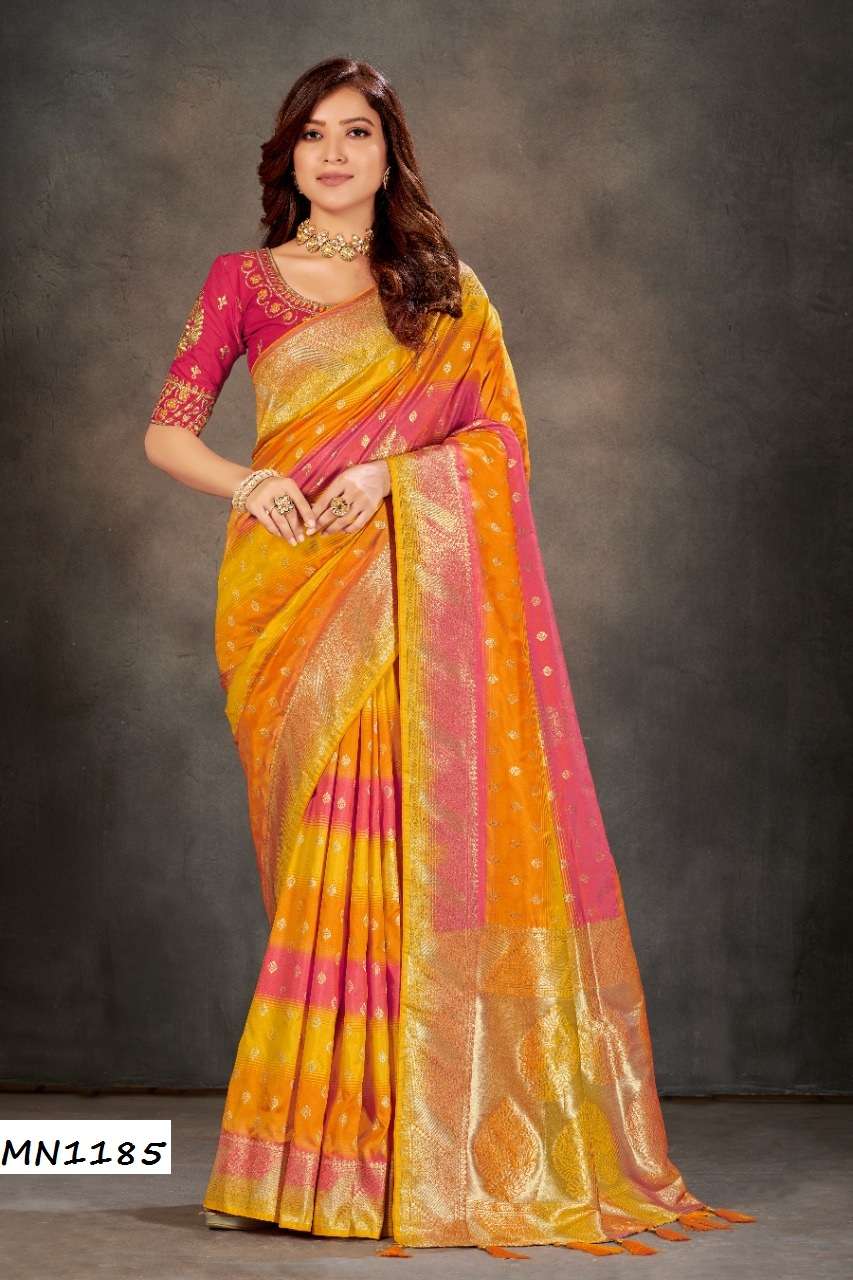 ROOHI VOL-8 HIT DESIGNS BY MANOHARI INDIAN TRADITIONAL WEAR COLLECTION BEAUTIFUL STYLISH FANCY COLORFUL PARTY WEAR & OCCASIONAL WEAR BANARASI SILK SAREES AT WHOLESALE PRICE