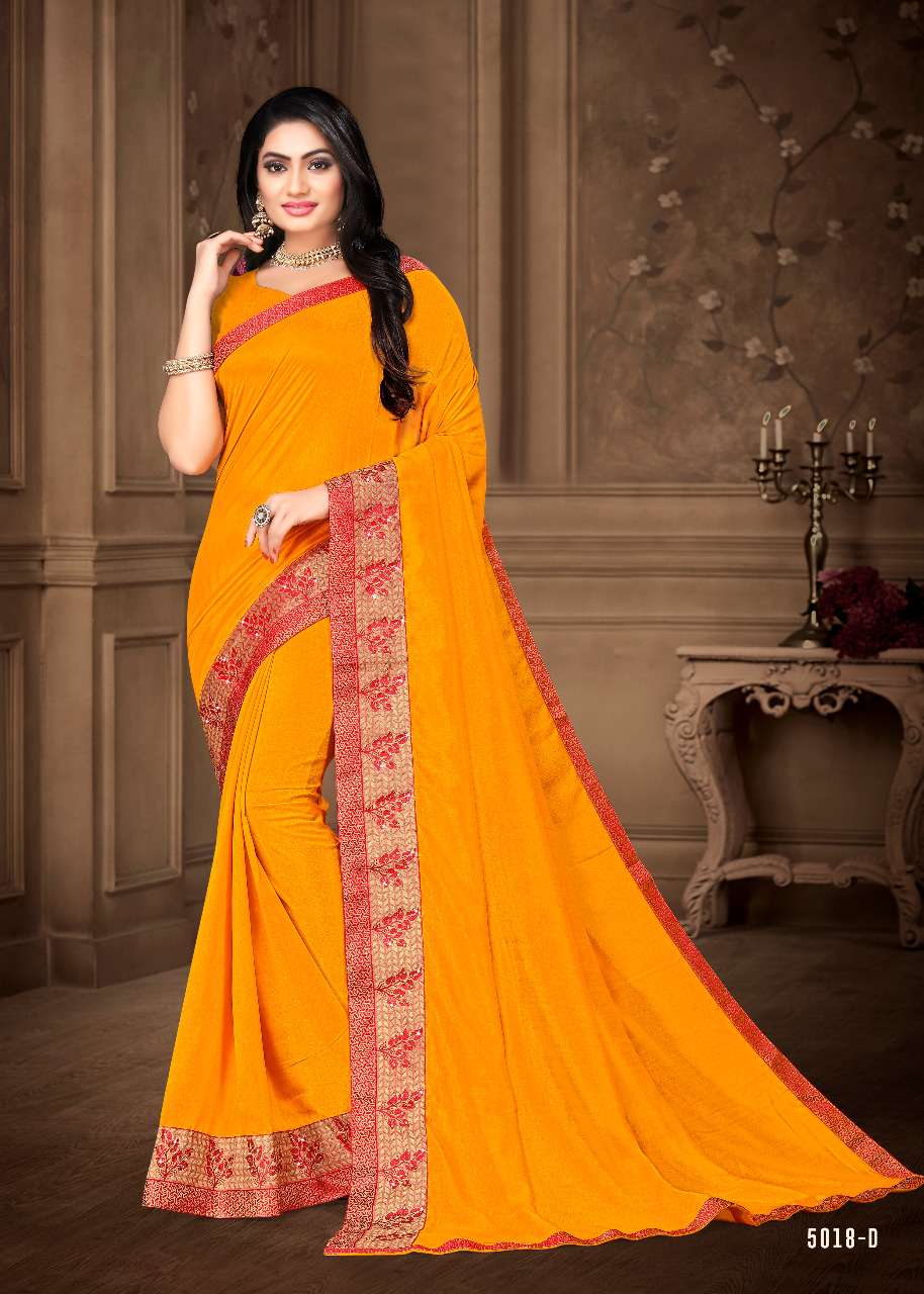 PEELA LADDU BY INDIAN WOMEN INDIAN TRADITIONAL WEAR COLLECTION BEAUTIFUL STYLISH FANCY COLORFUL PARTY WEAR & OCCASIONAL WEAR VICHITRA SILK SAREES AT WHOLESALE PRICE