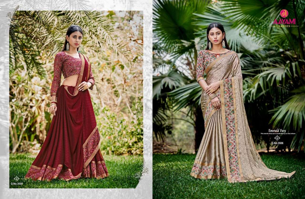 SAKSHI BY AAYAMI 3501 TO 3516 SERIES INDIAN TRADITIONAL WEAR COLLECTION BEAUTIFUL STYLISH FANCY COLORFUL PARTY WEAR & OCCASIONAL WEAR GEORGETTE SAREES AT WHOLESALE PRICE