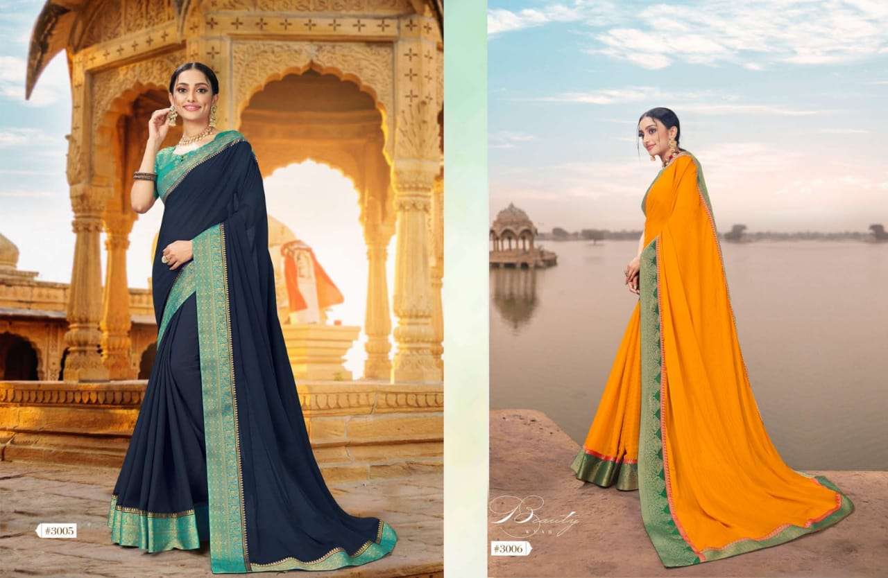 SHRINGAR BY AAYAMI 3001 TO 3014 SERIES INDIAN TRADITIONAL WEAR COLLECTION BEAUTIFUL STYLISH FANCY COLORFUL PARTY WEAR & OCCASIONAL WEAR GEORGETTE SAREES AT WHOLESALE PRICE