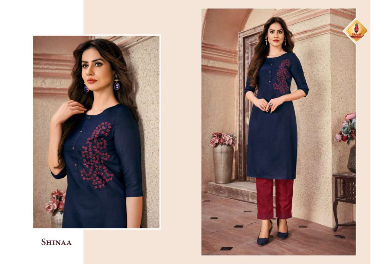 PANI-PURI BY SHRUTI 01 TO 06 SERIES DESIGNER STYLISH FANCY COLORFUL BEAUTIFUL PARTY WEAR & ETHNIC WEAR COLLECTION SOFT SLUB EMBROIDERY KURTIS WITH BOTTOM AT WHOLESALE PRICE