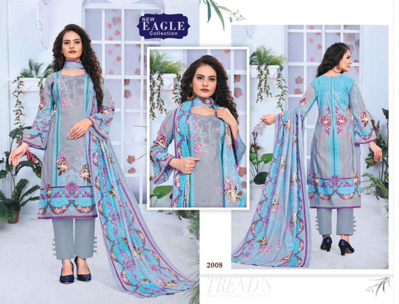 INAYA VOL-2 BY NEW EAGLE COLLECTION 2001 TO 2010 SERIES BEAUTIFUL SUITS COLORFUL STYLISH FANCY CASUAL WEAR & ETHNIC WEAR KARACHI COTTON DRESSES AT WHOLESALE PRICE