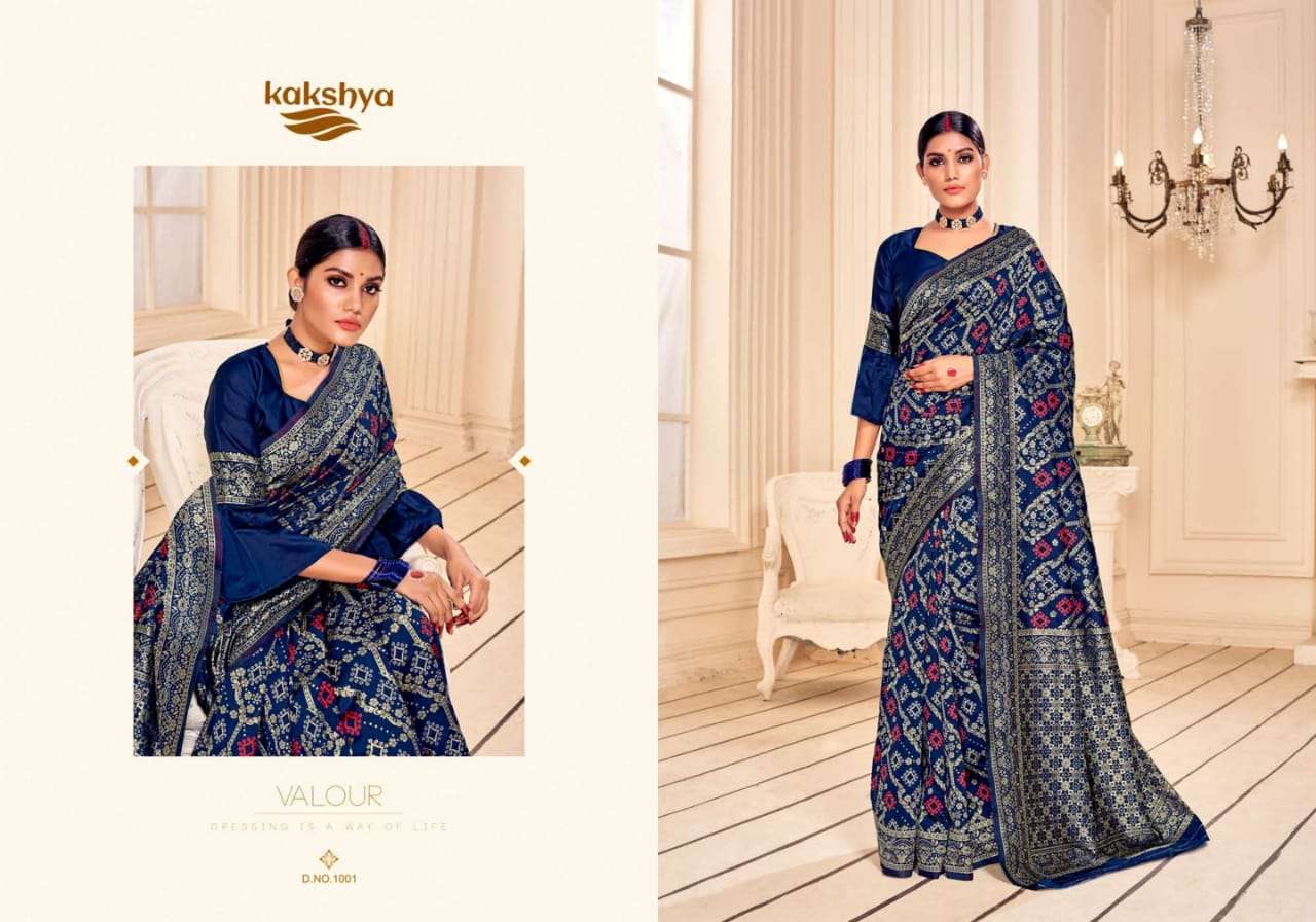 MADHURI BY KAKSHYA 1001 TO 1006 SERIES INDIAN TRADITIONAL WEAR COLLECTION BEAUTIFUL STYLISH FANCY COLORFUL PARTY WEAR & OCCASIONAL WEAR SOFT COTTON SAREES AT WHOLESALE PRICE