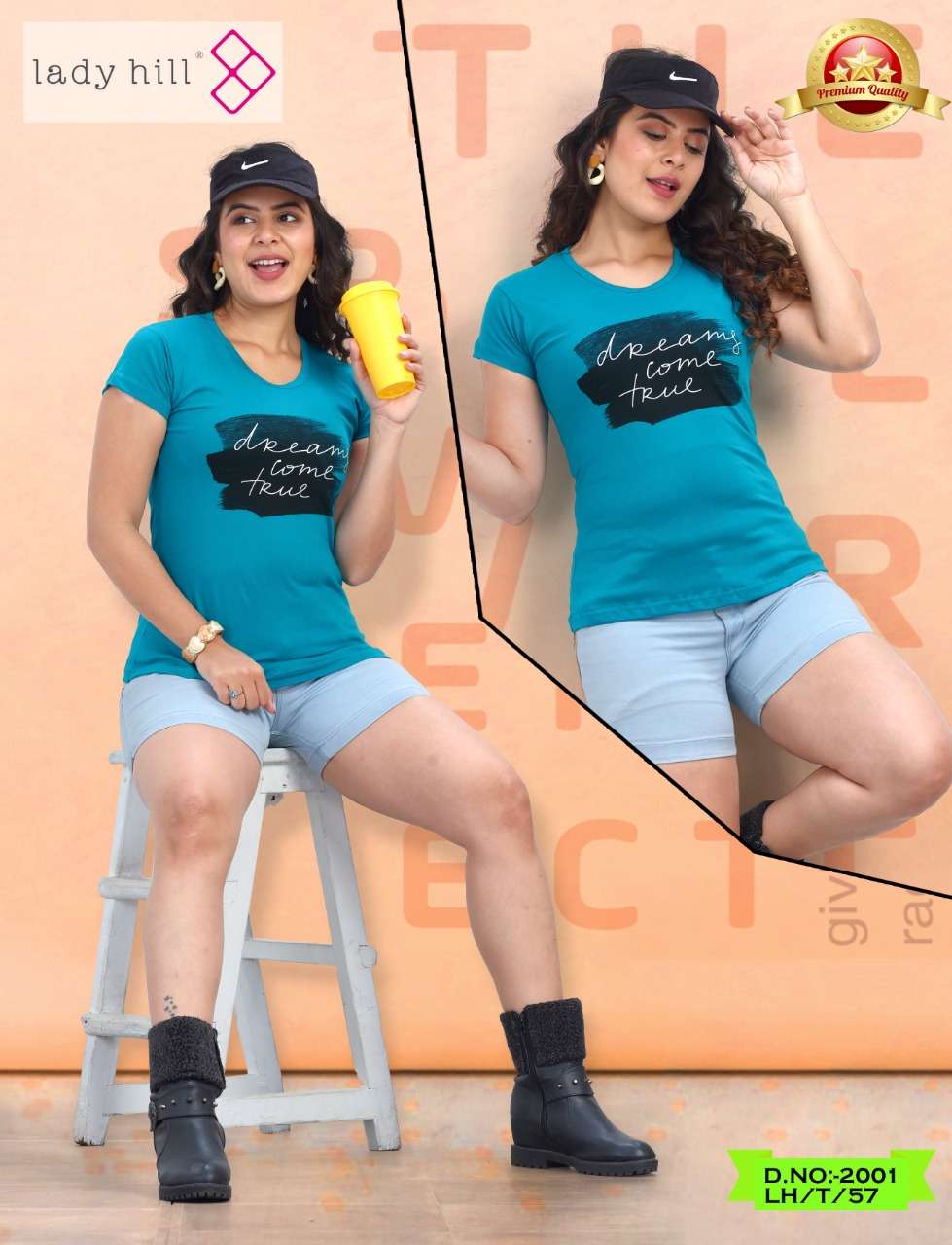 LADY HILL 2001 COLOURS BY LADY HILL 2001-A TO 2001-H SERIES DESIGNER STYLISH FANCY COLORFUL BEAUTIFUL PARTY WEAR & ETHNIC WEAR COLLECTION HOSIERY COTTON TOPS AT WHOLESALE PRICE