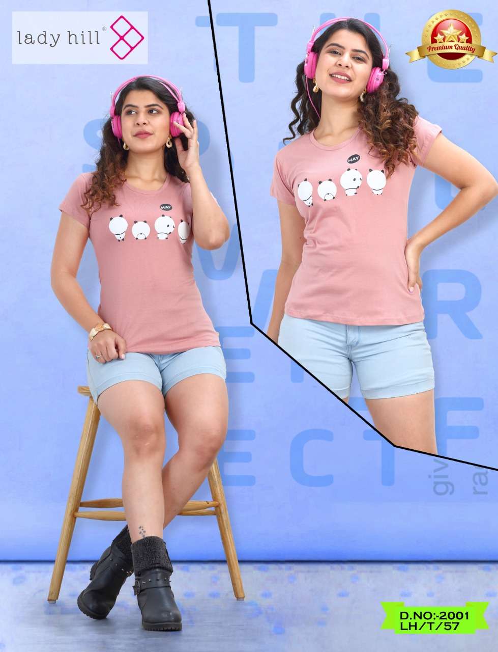 LADY HILL 2001 COLOURS BY LADY HILL 2001-A TO 2001-H SERIES DESIGNER STYLISH FANCY COLORFUL BEAUTIFUL PARTY WEAR & ETHNIC WEAR COLLECTION HOSIERY COTTON TOPS AT WHOLESALE PRICE