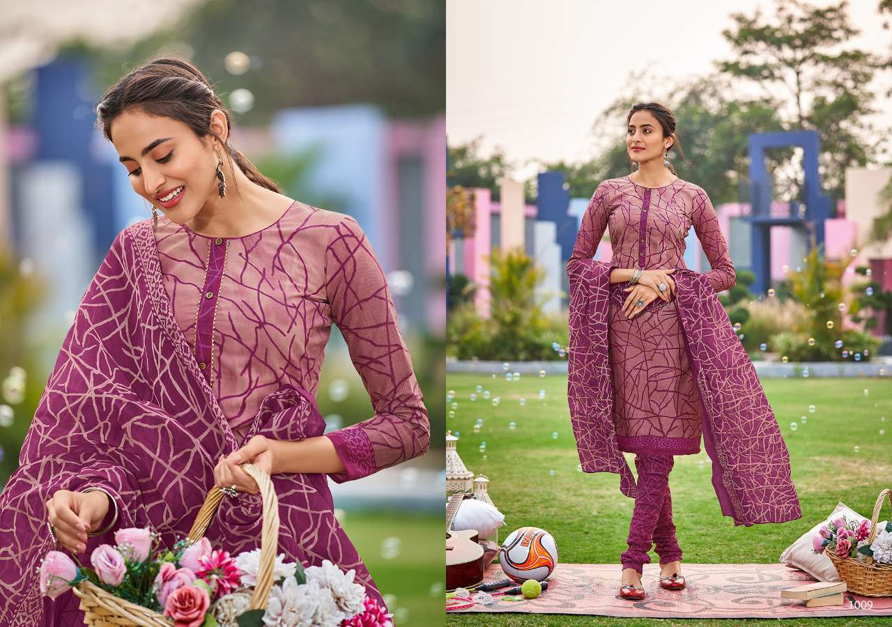 NAVYA BY SWEETY FASHION 1001 TO 1012 SERIES BEAUTIFUL SUITS COLORFUL STYLISH FANCY CASUAL WEAR & ETHNIC WEAR SOFT COTTON PRINT DRESSES AT WHOLESALE PRICE
