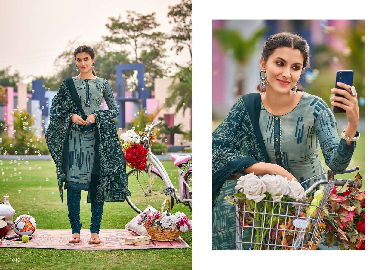NAVYA BY SWEETY FASHION 1001 TO 1012 SERIES BEAUTIFUL SUITS COLORFUL STYLISH FANCY CASUAL WEAR & ETHNIC WEAR SOFT COTTON PRINT DRESSES AT WHOLESALE PRICE