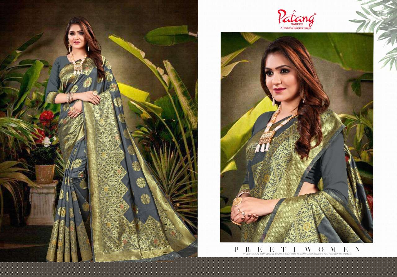 SHRADDHA BY PATANG SAREES 1261 TO 1268 SERIES INDIAN TRADITIONAL WEAR COLLECTION BEAUTIFUL STYLISH FANCY COLORFUL PARTY WEAR & OCCASIONAL WEAR SILK SAREES AT WHOLESALE PRICE