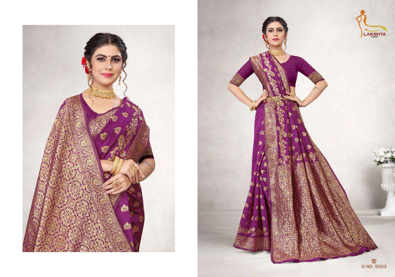 VIDYA VOL-5 BY LAKSHYA 5001 TO 5005 SERIES DESIGNER STYLISH FANCY COLORFUL BEAUTIFUL PARTY WEAR & ETHNIC WEAR COLLECTION JACQUARD SILK KURTIS AT WHOLESALE PRICE