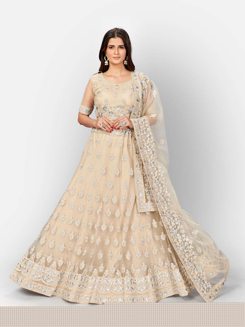 URVA VOL-2 BY SHEE STAR 201 TO 204 SERIES DESIGNER BEAUTIFUL COLLECTION OCCASIONAL WEAR & PARTY WEAR SOFT NET LEHENGAS AT WHOLESALE PRICE