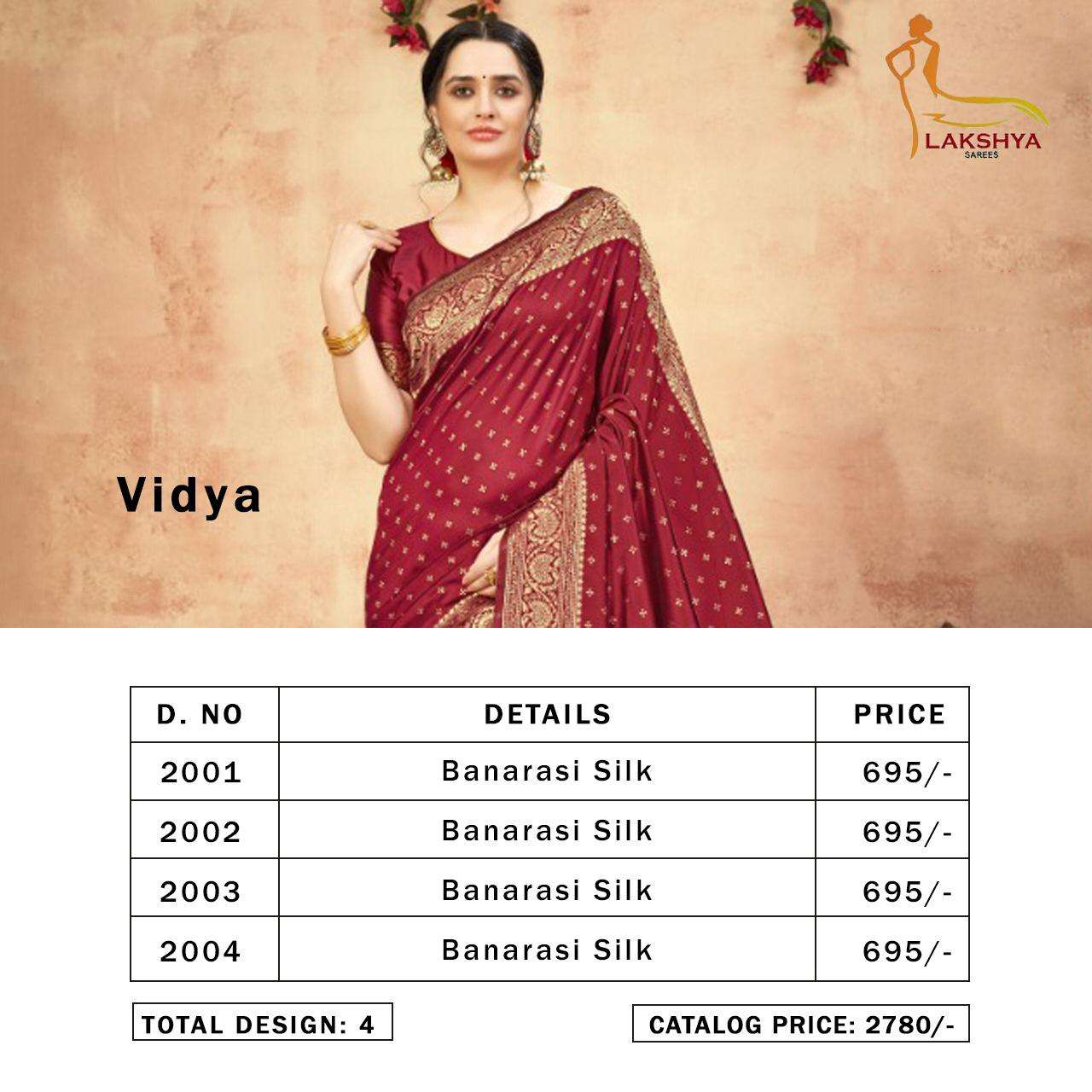 VIDYA BY LAKSHYA 2001 TO 2004 SERIES DESIGNER STYLISH FANCY COLORFUL BEAUTIFUL PARTY WEAR & ETHNIC WEAR COLLECTION JACQUARD SILK KURTIS AT WHOLESALE PRICE