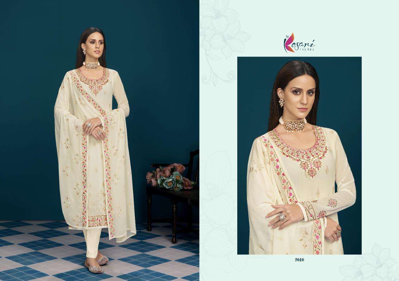 Hayat Vol-2 By Kesari Trendz 5006 To 5010 Series Beautiful Winter Collection Suits Stylish Fancy Colorful Casual Wear & Ethnic Wear Heavy Real Georgette Embroidered Dresses At Wholesale Price