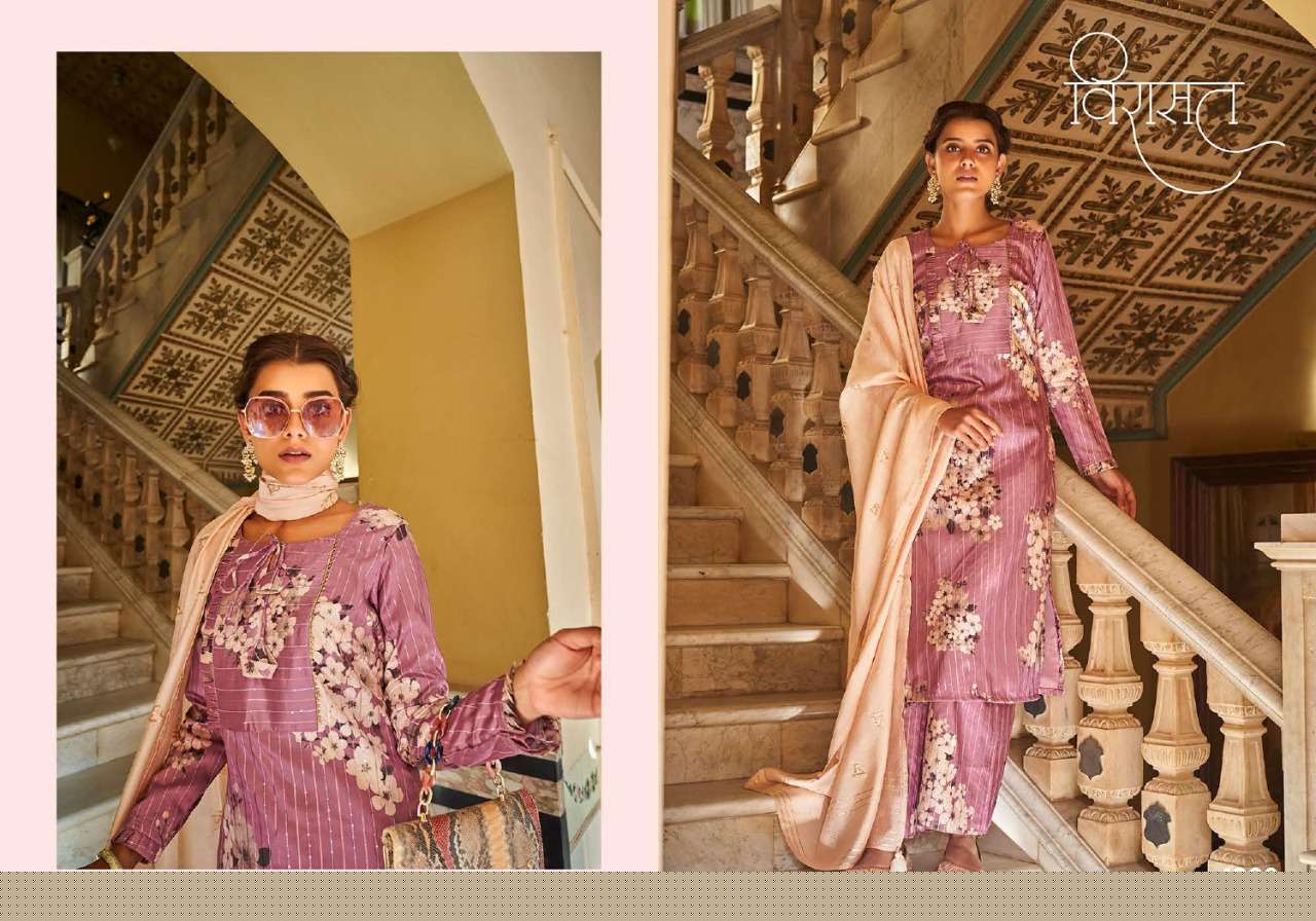 RANG BY VIRASAT 1001 TO 1006 SERIES BEAUTIFUL SUITS COLORFUL STYLISH FANCY CASUAL WEAR & ETHNIC WEAR FANCY DRESSES AT WHOLESALE PRICE