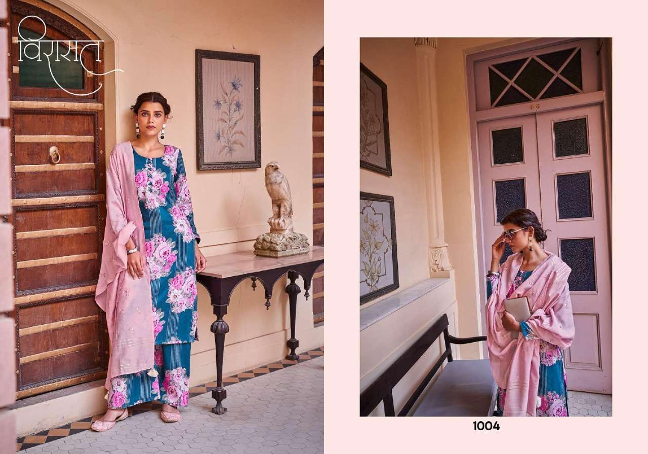 RANG BY VIRASAT 1001 TO 1006 SERIES BEAUTIFUL SUITS COLORFUL STYLISH FANCY CASUAL WEAR & ETHNIC WEAR FANCY DRESSES AT WHOLESALE PRICE