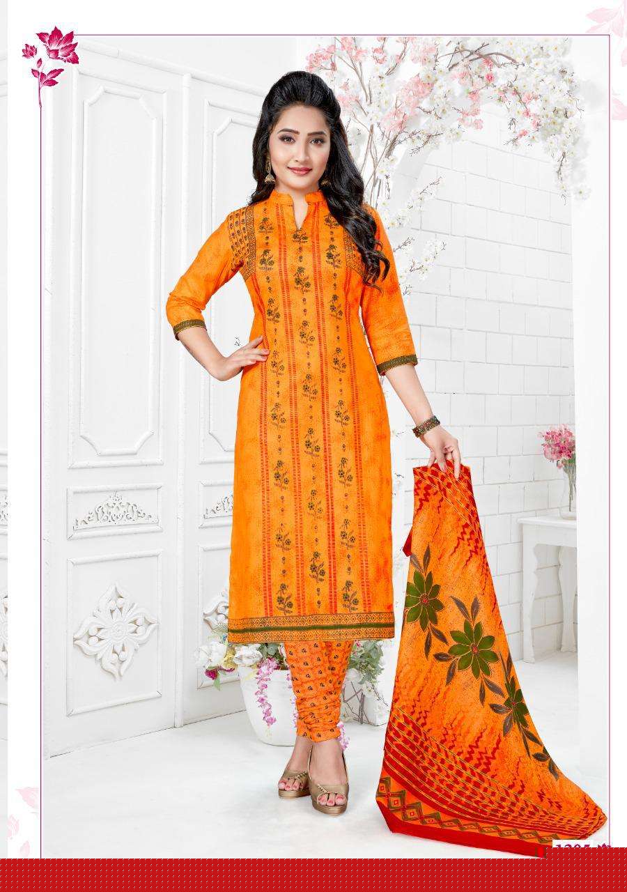 HEENA VOL-13 BY COTTON PLUSE 1301 TO 1312 SERIES BEAUTIFUL SUITS COLORFUL STYLISH FANCY CASUAL WEAR & ETHNIC WEAR PURE COTTON DRESSES AT WHOLESALE PRICE