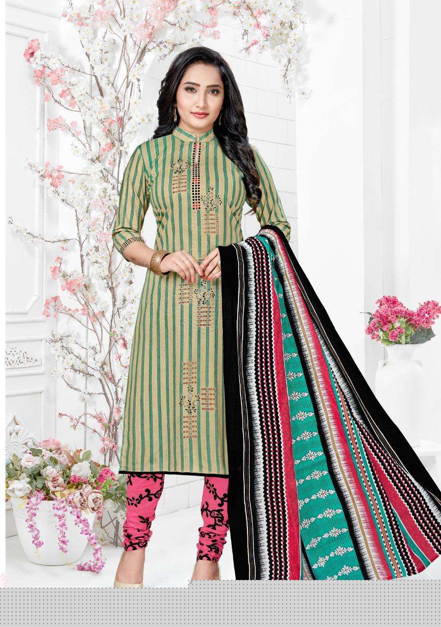 HEENA VOL-13 BY COTTON PLUSE 1301 TO 1312 SERIES BEAUTIFUL SUITS COLORFUL STYLISH FANCY CASUAL WEAR & ETHNIC WEAR PURE COTTON DRESSES AT WHOLESALE PRICE