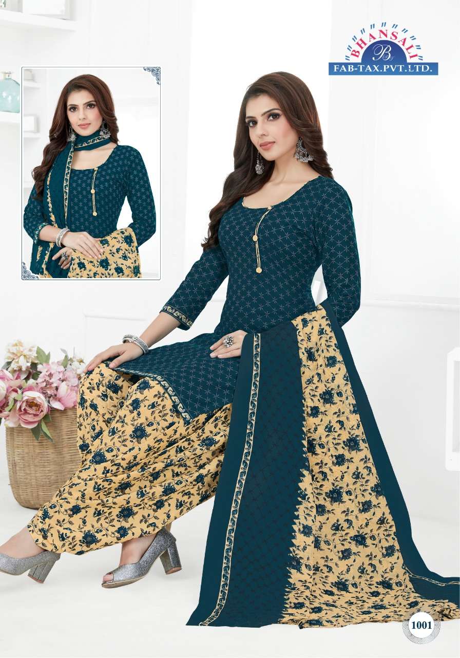 AASMA VOL-10 BY BHANSALI FAB 1001 TO 1015 SERIES BEAUTIFUL SUITS COLORFUL STYLISH FANCY CASUAL WEAR & ETHNIC WEAR PURE COTTON DRESSES AT WHOLESALE PRICE