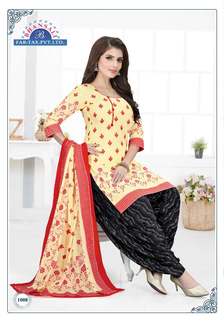 AASMA VOL-10 BY BHANSALI FAB 1001 TO 1015 SERIES BEAUTIFUL SUITS COLORFUL STYLISH FANCY CASUAL WEAR & ETHNIC WEAR PURE COTTON DRESSES AT WHOLESALE PRICE