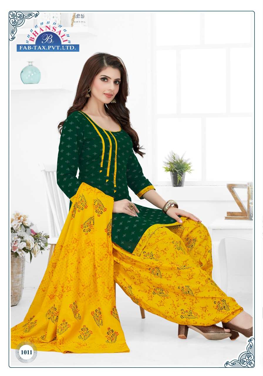 AASMA VOL-10 BY BHANSALI FAB 1001 TO 1015 SERIES BEAUTIFUL SUITS COLORFUL STYLISH FANCY CASUAL WEAR & ETHNIC WEAR PURE COTTON DRESSES AT WHOLESALE PRICE