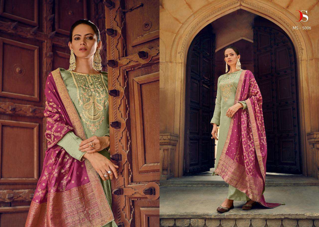 MONALISA VOL-5 BY DEEPSY SUITS 5001 TO 5006 SERIES PAKISTANI DESIGNER SUITS COLLECTION BEAUTIFUL STYLISH FANCY COLORFUL PARTY WEAR & OCCASIONAL WEAR NAHYA SILK EMBROIDERY DRESSES AT WHOLESALE PRICE