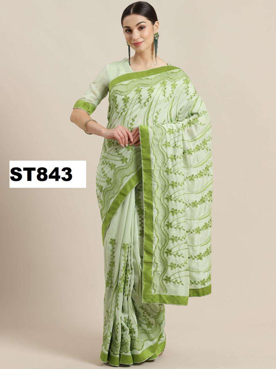 MANOHARI HIT DESIGN 843 BY MANOHARI INDIAN TRADITIONAL WEAR COLLECTION BEAUTIFUL STYLISH FANCY COLORFUL PARTY WEAR & OCCASIONAL WEAR VICHITRA SILK SAREES AT WHOLESALE PRICE