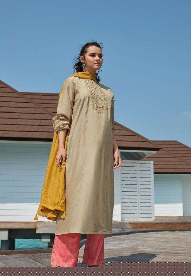 ZIA BY VARSHA FASHION 21 TO 26 SERIES BEAUTIFUL SUITS COLORFUL STYLISH FANCY CASUAL WEAR & ETHNIC WEAR MUSLIN EMBROIDERED DRESSES AT WHOLESALE PRICE