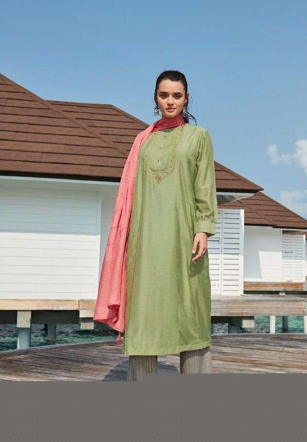 ZIA BY VARSHA FASHION 21 TO 26 SERIES BEAUTIFUL SUITS COLORFUL STYLISH FANCY CASUAL WEAR & ETHNIC WEAR MUSLIN EMBROIDERED DRESSES AT WHOLESALE PRICE