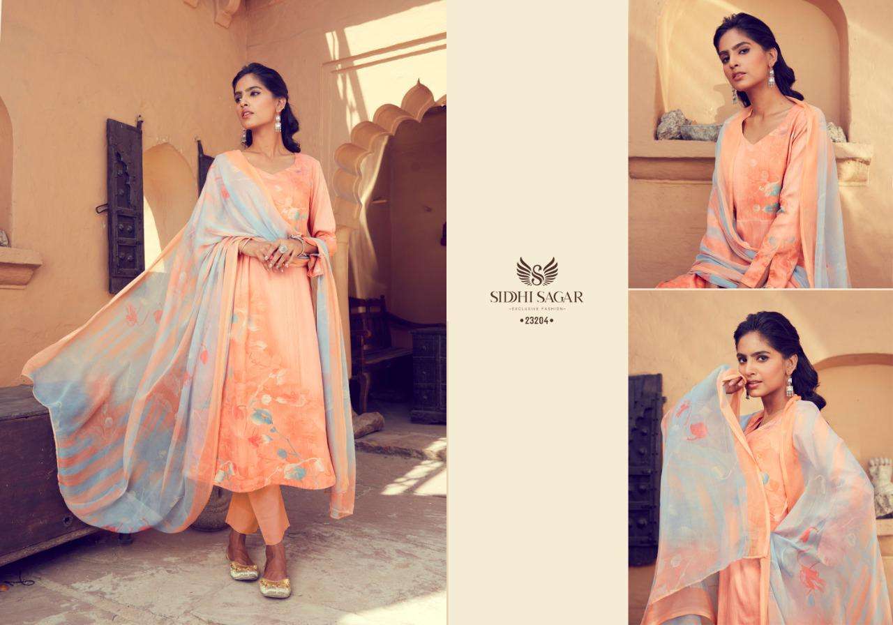 YUKTA BY SIDDHI SAGAR 23201 TO 23208 SERIES BEAUTIFUL SUITS COLORFUL STYLISH FANCY CASUAL WEAR & ETHNIC WEAR JAM SATIN PRINT DRESSES AT WHOLESALE PRICE