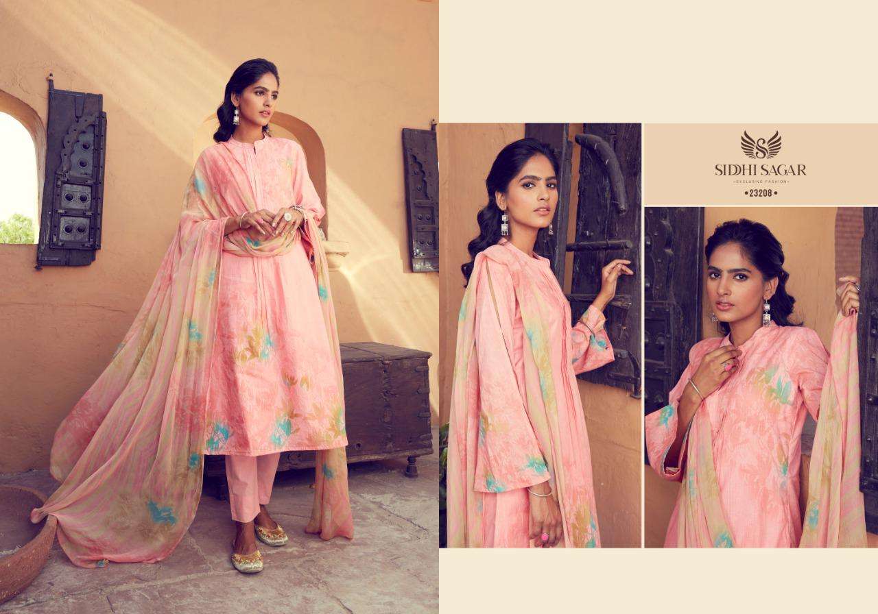 YUKTA BY SIDDHI SAGAR 23201 TO 23208 SERIES BEAUTIFUL SUITS COLORFUL STYLISH FANCY CASUAL WEAR & ETHNIC WEAR JAM SATIN PRINT DRESSES AT WHOLESALE PRICE