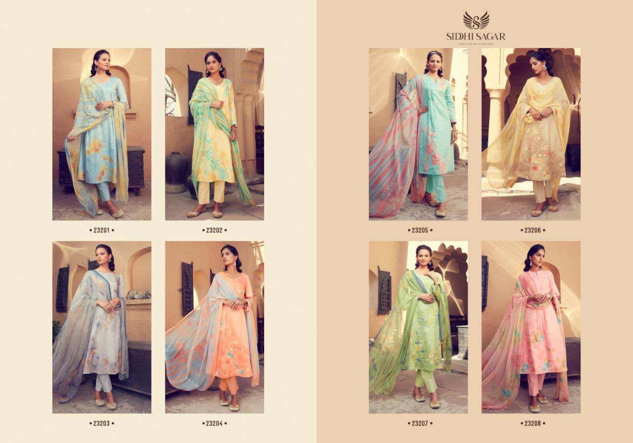 YUKTA BY SIDDHI SAGAR 23201 TO 23208 SERIES BEAUTIFUL SUITS COLORFUL STYLISH FANCY CASUAL WEAR & ETHNIC WEAR JAM SATIN PRINT DRESSES AT WHOLESALE PRICE