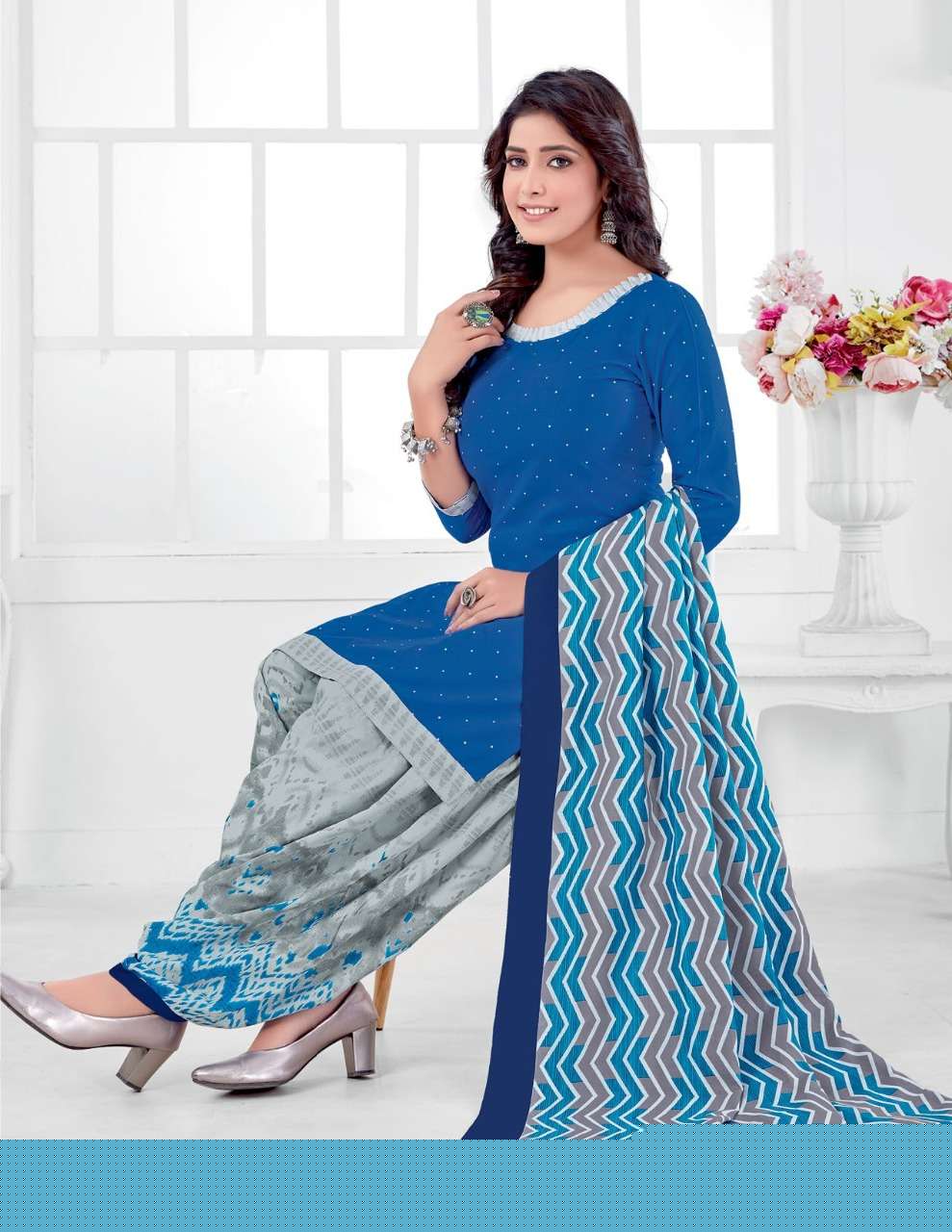 GEET PATIYALA VOL-8 BY KUBER 855 TO 867 SERIES BEAUTIFUL SUITS COLORFUL STYLISH FANCY CASUAL WEAR & ETHNIC WEAR PURE COTTON PRINT DRESSES AT WHOLESALE PRICE