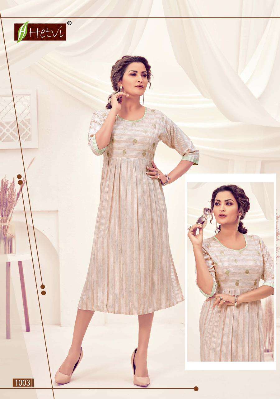 SILENT BY HETVI 1001 TO 1006 SERIES DESIGNER STYLISH FANCY COLORFUL BEAUTIFUL PARTY WEAR & ETHNIC WEAR COLLECTION RAYON KURTIS AT WHOLESALE PRICE