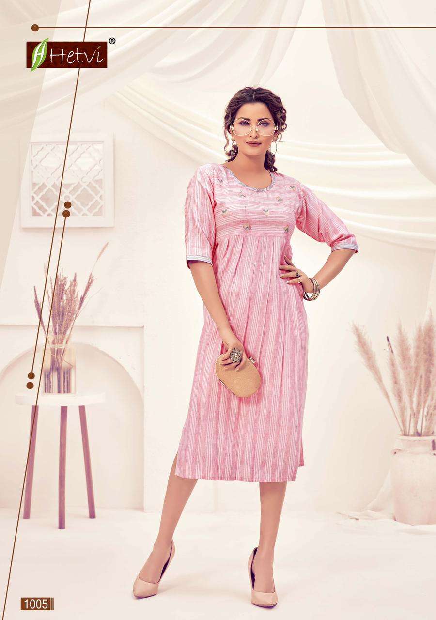 SILENT BY HETVI 1001 TO 1006 SERIES DESIGNER STYLISH FANCY COLORFUL BEAUTIFUL PARTY WEAR & ETHNIC WEAR COLLECTION RAYON KURTIS AT WHOLESALE PRICE