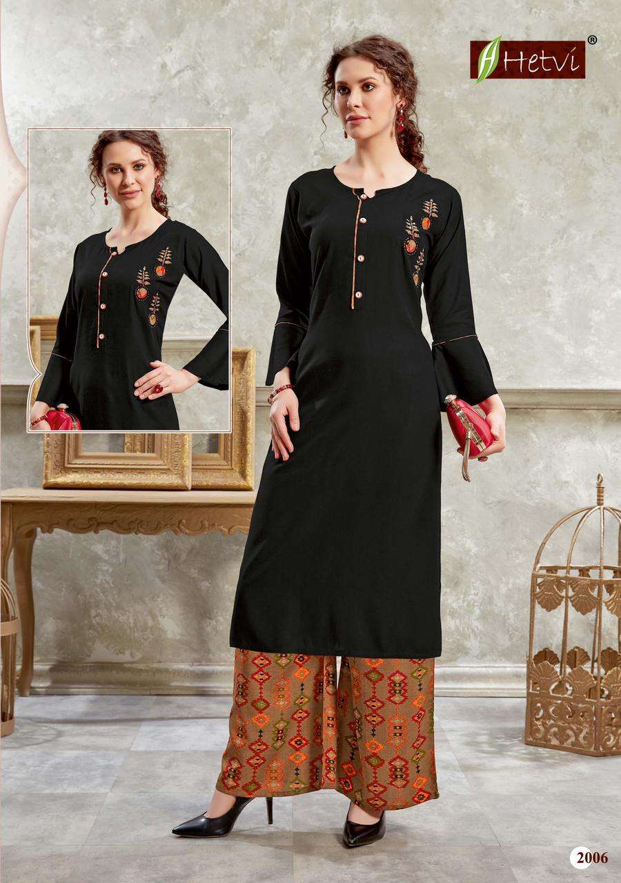 NIDHI BY HETVI 2001 TO 2006 SERIES DESIGNER STYLISH FANCY COLORFUL BEAUTIFUL PARTY WEAR & ETHNIC WEAR COLLECTION RAYON SLUB KURTIS WITH BOTTOM AT WHOLESALE PRICE
