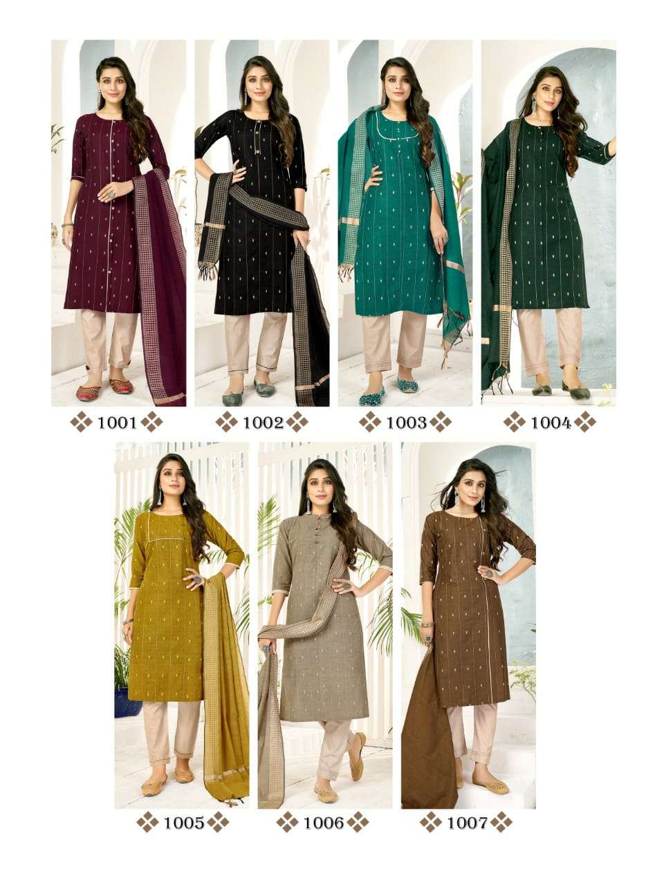 NAVELI BY FIESTA 1001 TO 1007 SERIES BEAUTIFUL SUITS COLORFUL STYLISH FANCY CASUAL WEAR & ETHNIC WEAR VISCOSE COTTON JACQAURD DRESSES AT WHOLESALE PRICE
