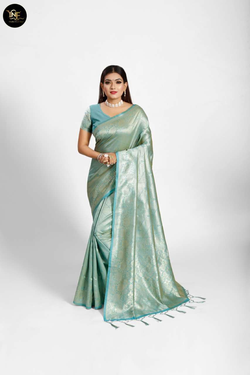 MEESHO SILK BY YADU NANDAN FASHION 01 TO 06 SERIES DESIGNER WEDDING COLLECTION BEAUTIFUL STYLISH FANCY COLORFUL PARTY WEAR & OCCASIONAL WEAR KANJIVARAM SILK DRESSES AT WHOLESALE PRICE