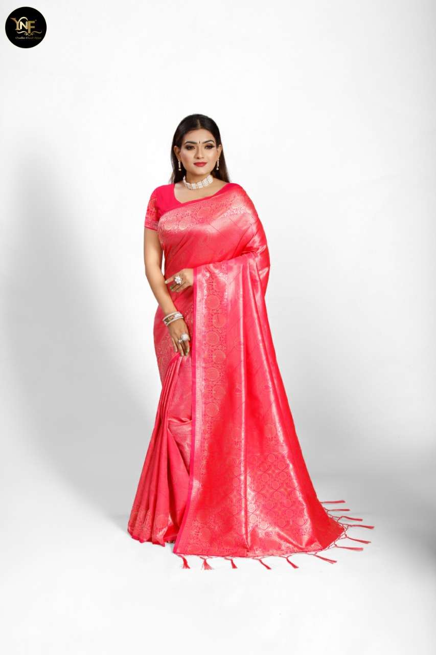 MEESHO SILK BY YADU NANDAN FASHION 01 TO 06 SERIES DESIGNER WEDDING COLLECTION BEAUTIFUL STYLISH FANCY COLORFUL PARTY WEAR & OCCASIONAL WEAR KANJIVARAM SILK DRESSES AT WHOLESALE PRICE
