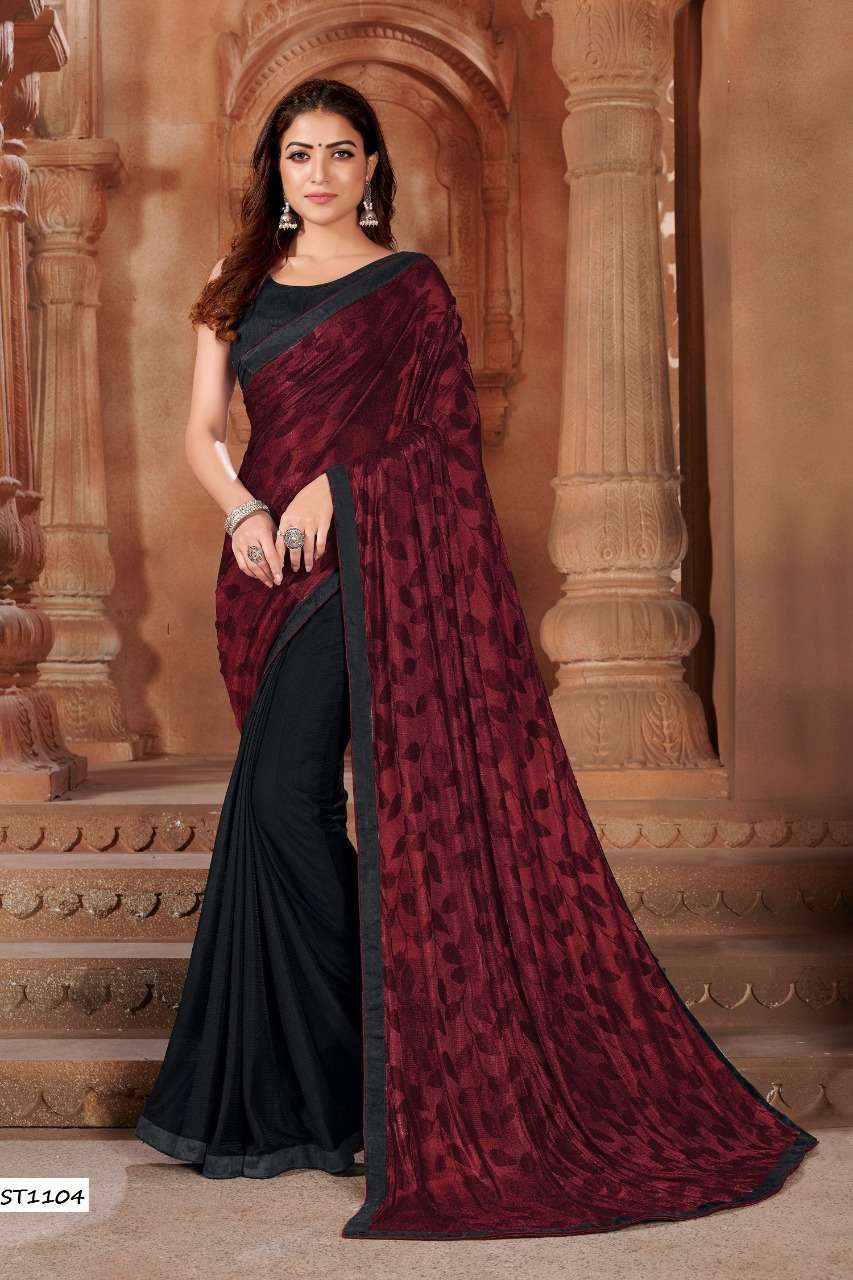ZEEYA HIT COLOR VOL-10 BY MANOHARI INDIAN TRADITIONAL WEAR COLLECTION BEAUTIFUL STYLISH FANCY COLORFUL PARTY WEAR & OCCASIONAL WEAR LYCRA SAREES AT WHOLESALE PRICE
