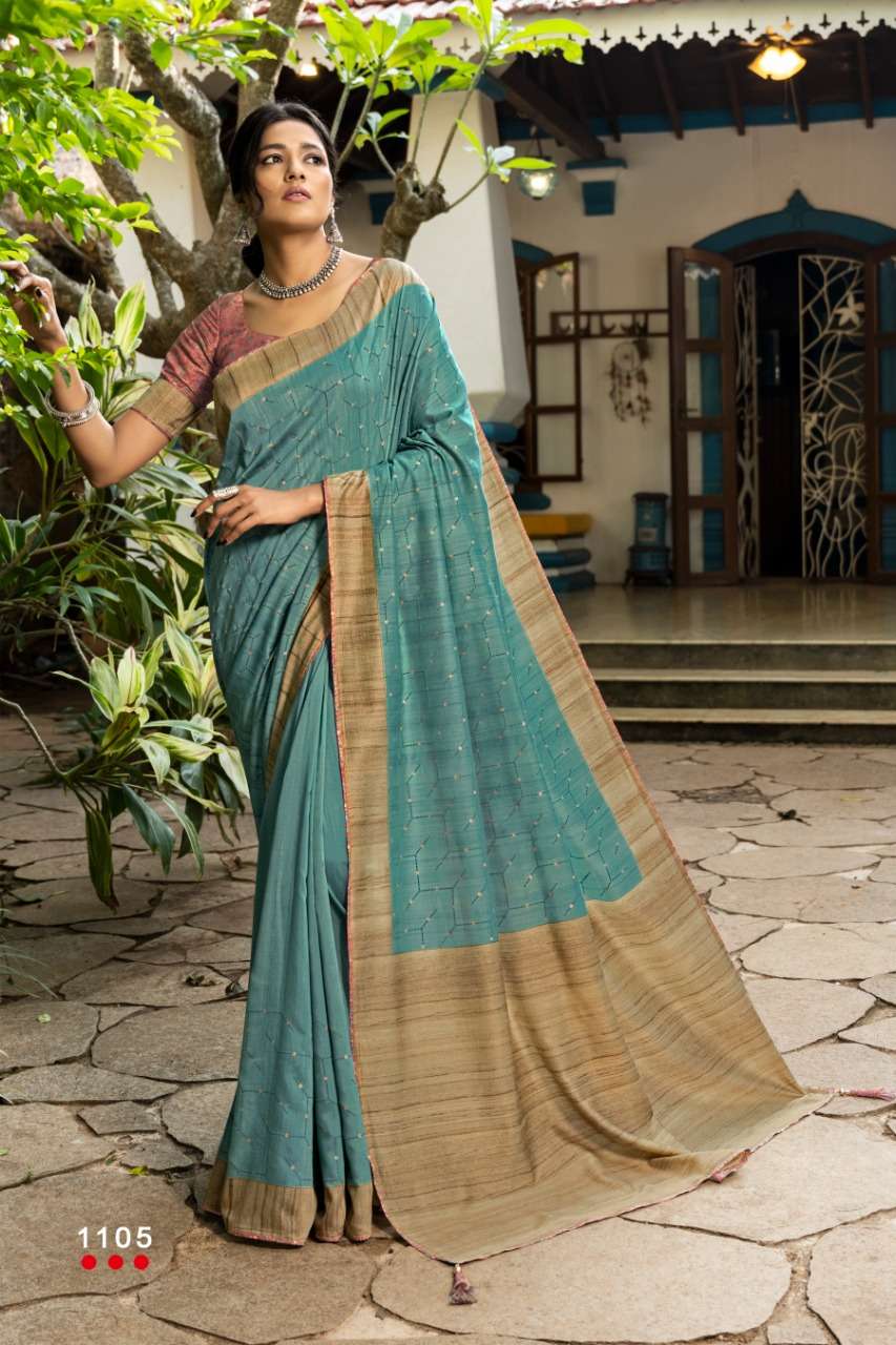 NYARA BY ANGARIKA INDIAN TRADITIONAL WEAR COLLECTION BEAUTIFUL STYLISH FANCY COLORFUL PARTY WEAR & OCCASIONAL WEAR SOFT SILK SAREES AT WHOLESALE PRICE