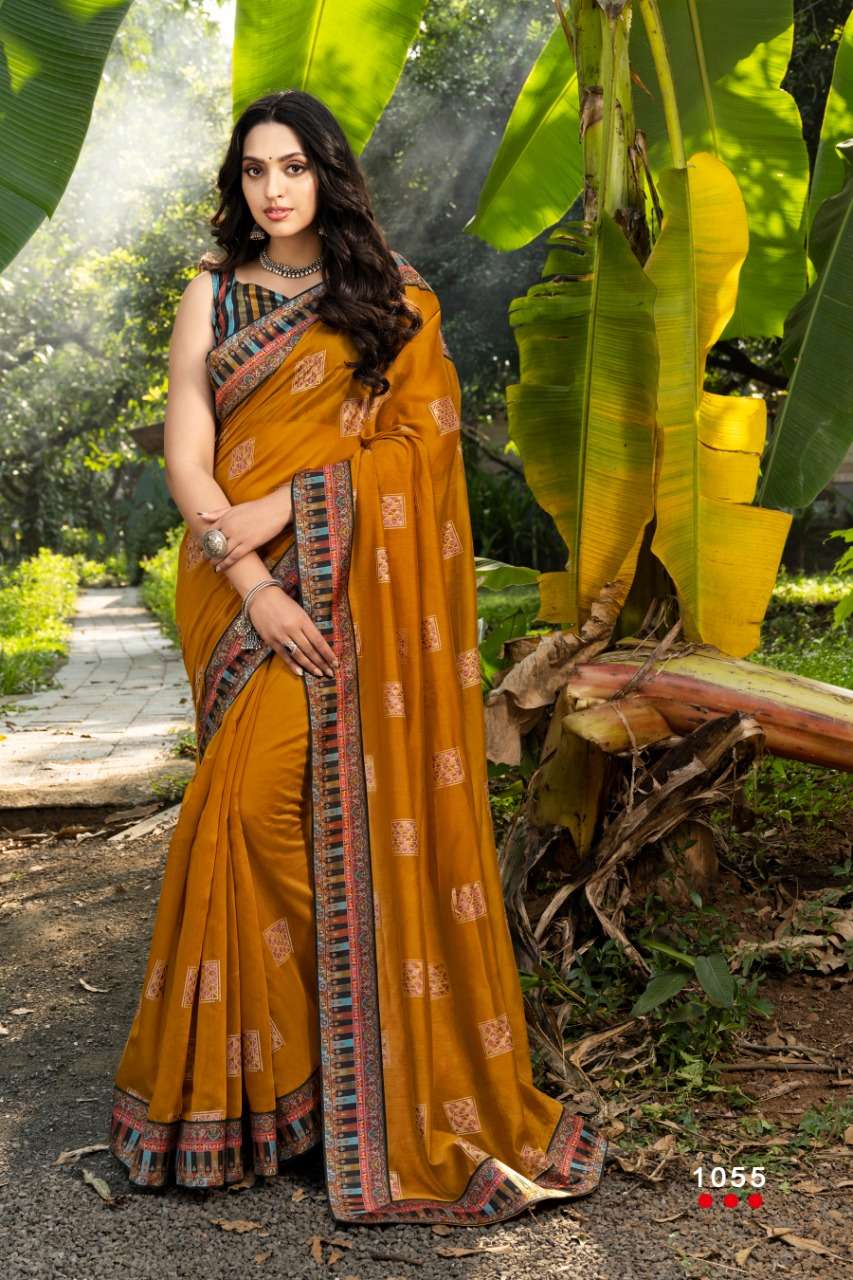 MOONLIGHT BY ANGARIKA 1051 TO 1057 SERIES INDIAN TRADITIONAL WEAR COLLECTION BEAUTIFUL STYLISH FANCY COLORFUL PARTY WEAR & OCCASIONAL WEAR CHANDERI SILK SAREES AT WHOLESALE PRICE