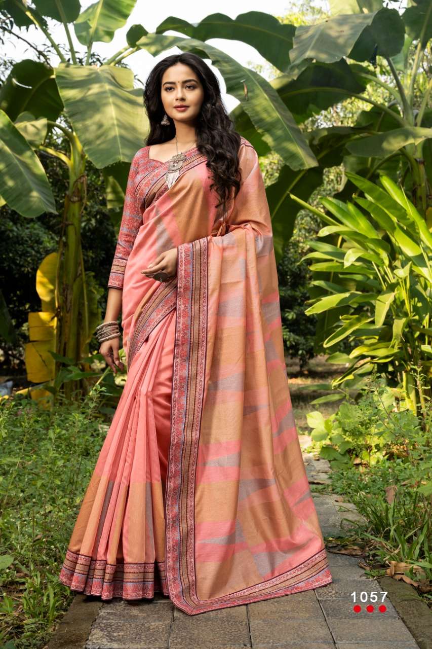 MOONLIGHT BY ANGARIKA 1051 TO 1057 SERIES INDIAN TRADITIONAL WEAR COLLECTION BEAUTIFUL STYLISH FANCY COLORFUL PARTY WEAR & OCCASIONAL WEAR CHANDERI SILK SAREES AT WHOLESALE PRICE