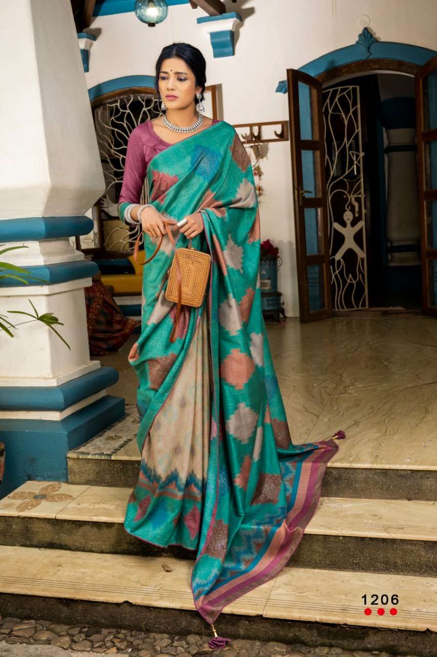 PURE MAGIC BY ANGARIKA 1201 TO 1207 SERIES INDIAN TRADITIONAL WEAR COLLECTION BEAUTIFUL STYLISH FANCY COLORFUL PARTY WEAR & OCCASIONAL WEAR BOBBY SILK SAREES AT WHOLESALE PRICE