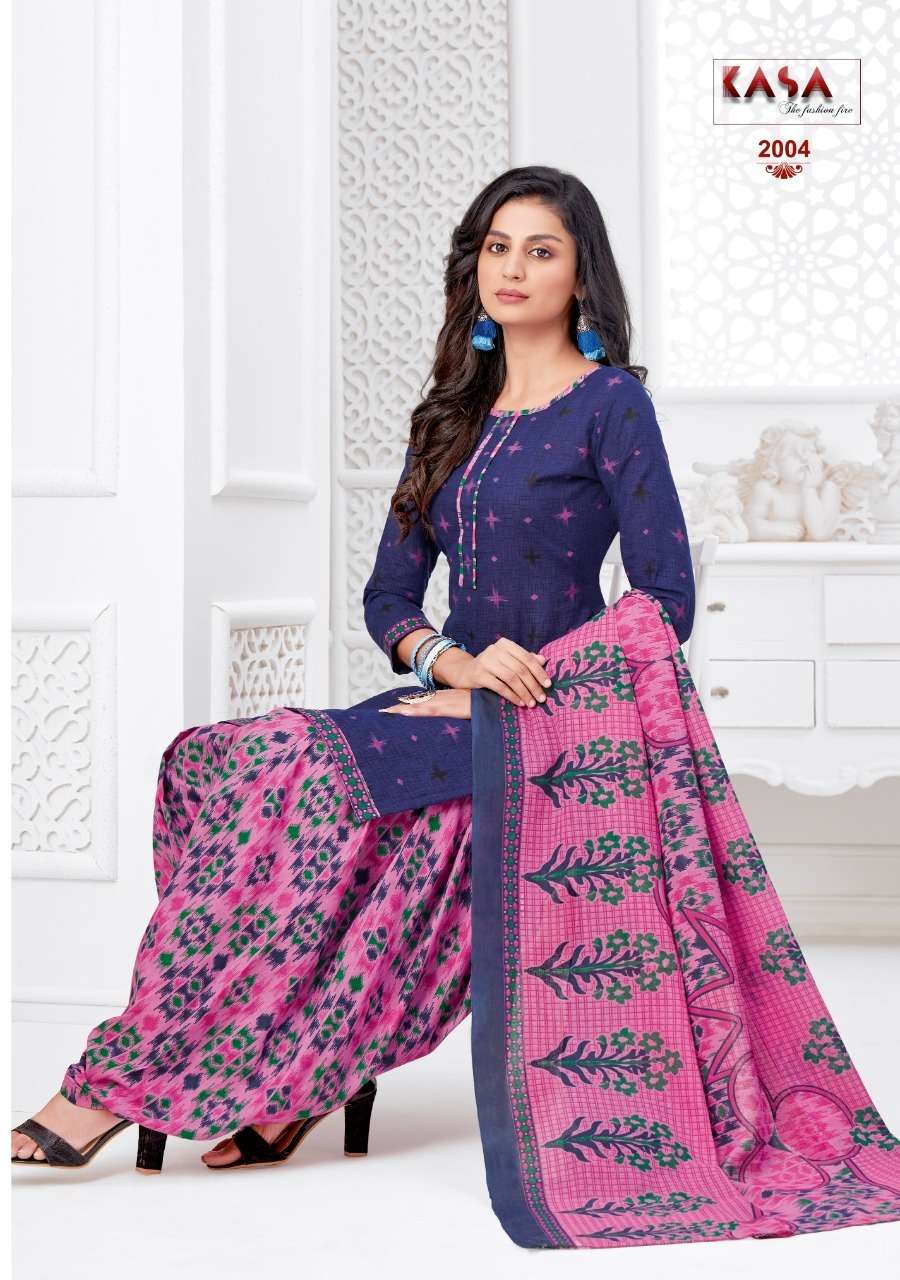 SAIRA VOL-2 BY KASA 2001 TO 2010 SERIES BEAUTIFUL SUITS COLORFUL STYLISH FANCY CASUAL WEAR & ETHNIC WEAR BUTTER COTTON PRINT DRESSES AT WHOLESALE PRICE