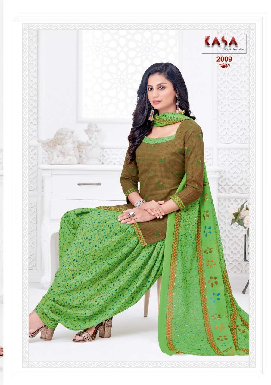 SAIRA VOL-2 BY KASA 2001 TO 2010 SERIES BEAUTIFUL SUITS COLORFUL STYLISH FANCY CASUAL WEAR & ETHNIC WEAR BUTTER COTTON PRINT DRESSES AT WHOLESALE PRICE